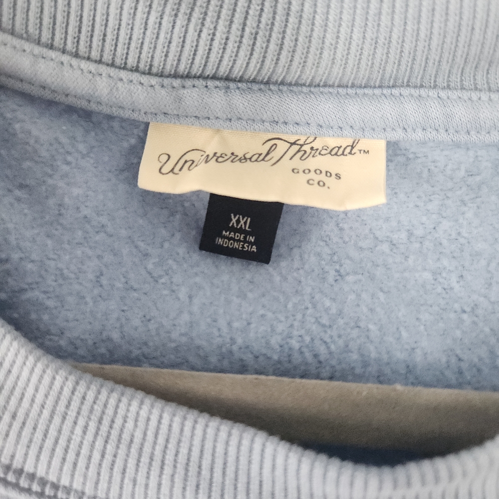 Light Blue Crewneck Sweatshirt - Picture 2 of 2